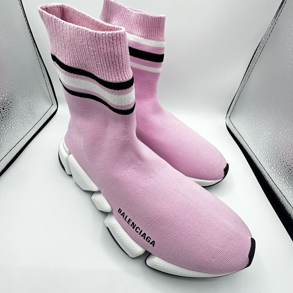 Balenciaga Speed 2.0. Sneakers in Pink Size 39 - Picture 2 of 6